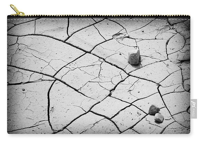 Dry Zip Pouch featuring the photograph Cracks of Time... by Shawn McMillan