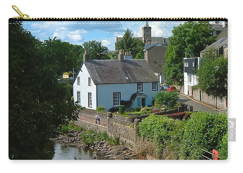 Dunblane Zip Pouch featuring the photograph Dunblane by Jenny Setchell