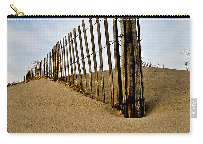 New Jersey Zip Pouch featuring the photograph Dune by Kristopher Schoenleber