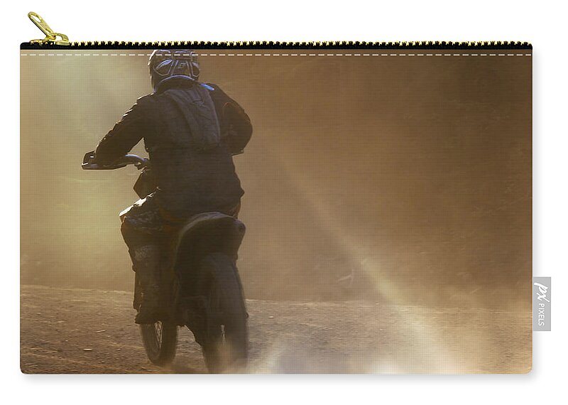  Zip Pouch featuring the photograph Dusk And Dust by Ang El