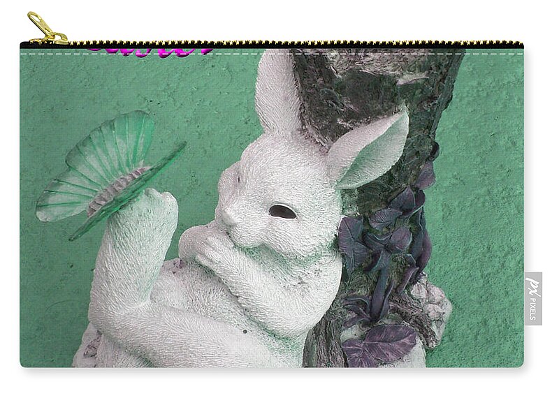 Easter Card Zip Pouch featuring the photograph Easter Card 1 by Aimee L Maher ALM GALLERY