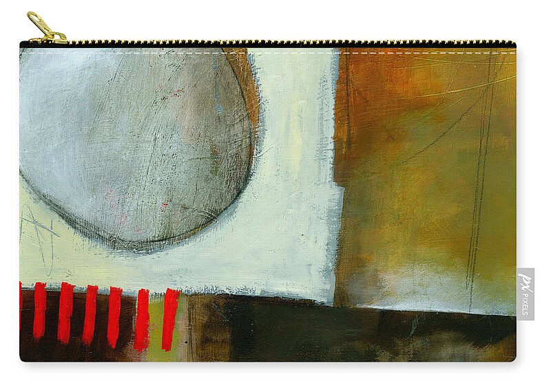 Acrylic Zip Pouch featuring the painting Edge Location #4 by Jane Davies