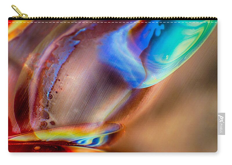 Edge Of The Universe Abstract Zip Pouch featuring the photograph Edge of the Universe by Omaste Witkowski