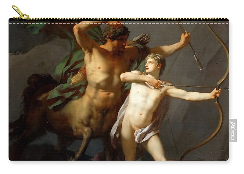 Jean Baptiste Regnault Carry-all Pouch featuring the painting Education of Achilles by Jean Baptiste Regnault