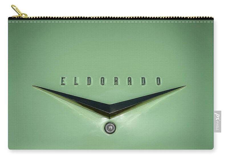 Cadillac Zip Pouch featuring the photograph Eldorado by Scott Norris