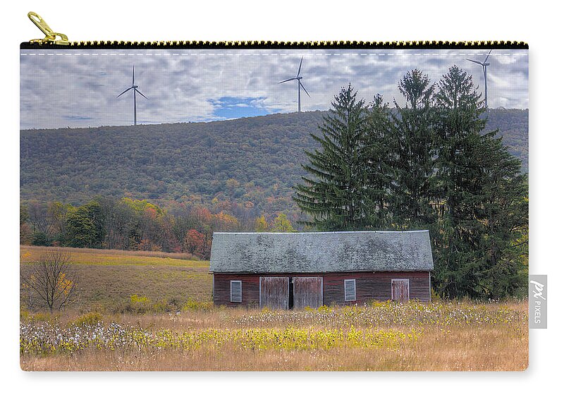 Windmill Carry-all Pouch featuring the photograph Energy by Rick Kuperberg Sr