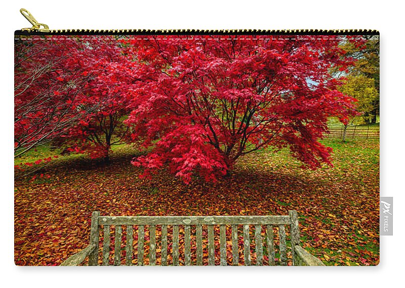 Acer Zip Pouch featuring the photograph Enjoy the View by Adrian Evans