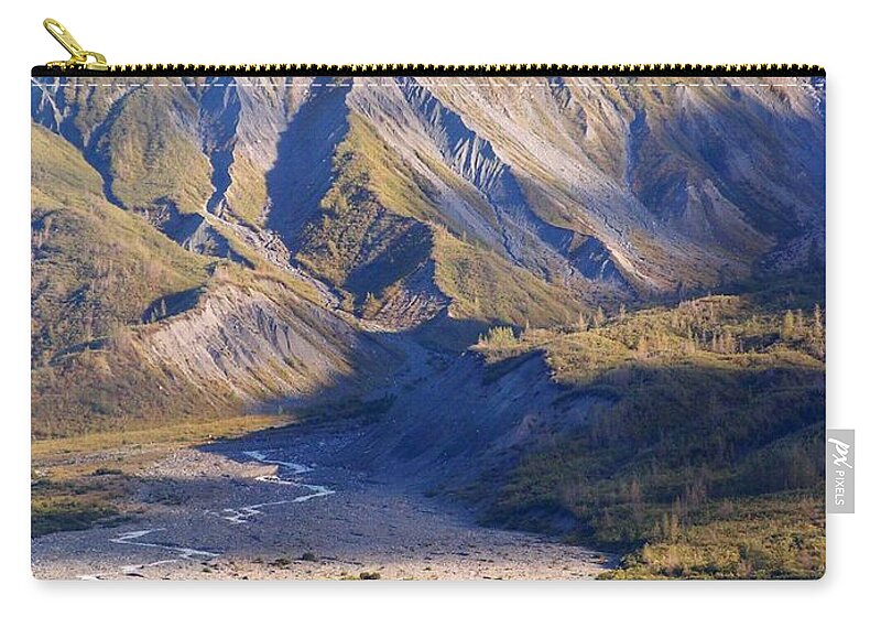 Alaska Zip Pouch featuring the photograph Entering Glacier Bay Alaska by Annika Farmer
