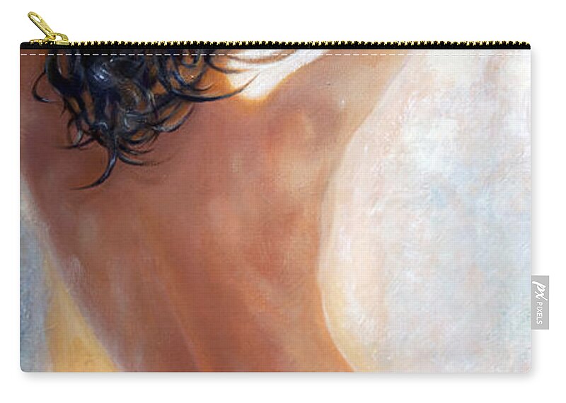 Ephemeral Zip Pouch featuring the painting Ephemeral by Michael Rock