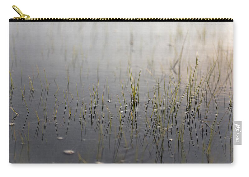Andrew Pacheco Zip Pouch featuring the photograph Estuarine Ebb and Flow by Andrew Pacheco