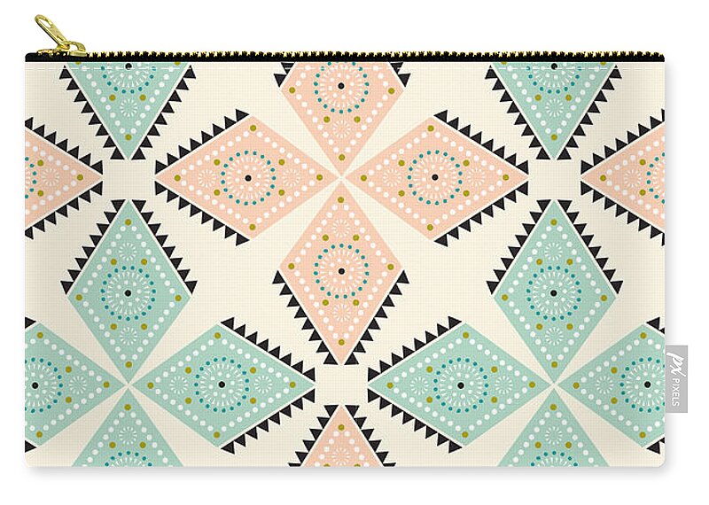 Susan Claire Zip Pouch featuring the photograph Ethnic Folk Print by MGL Meiklejohn Graphics Licensing