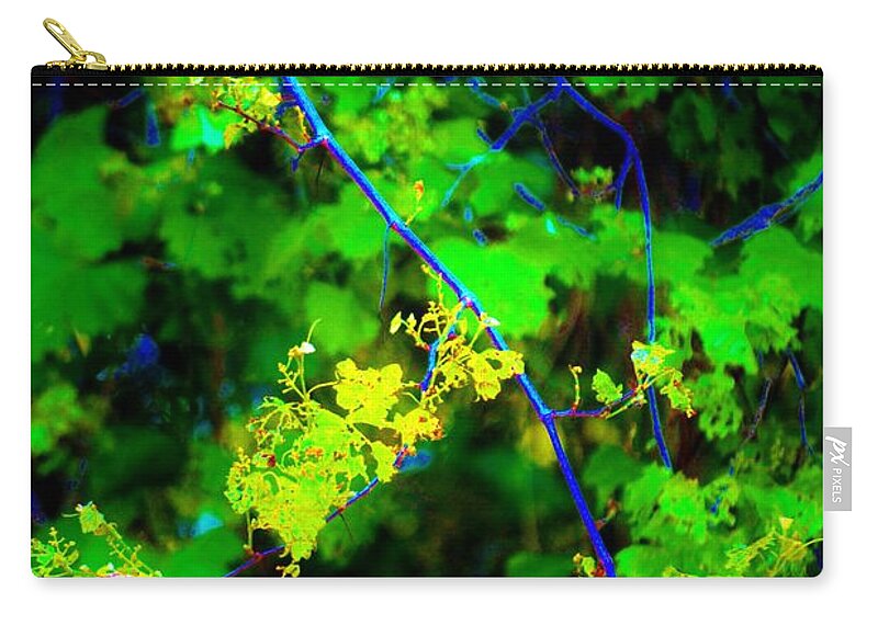 Vines Zip Pouch featuring the photograph Euphoric Vine by Tamara Michael