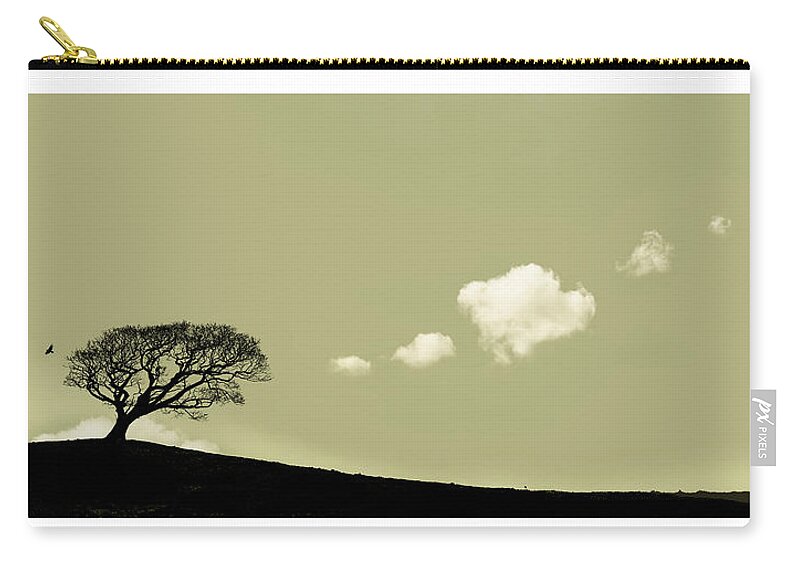 Landscape Zip Pouch featuring the photograph Exhale by Mal Bray