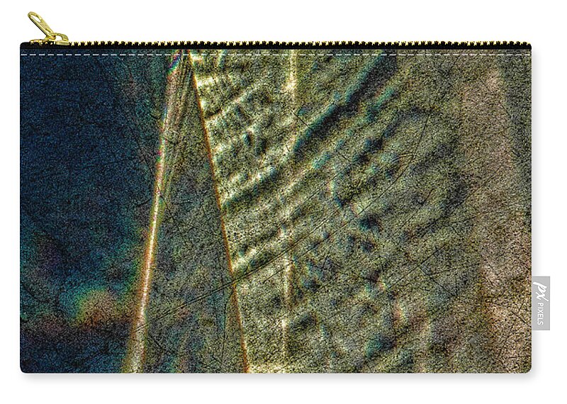 Writing With Light Zip Pouch featuring the photograph Fabric of light by Casper Cammeraat