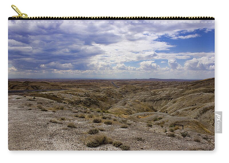 Big Horns Zip Pouch featuring the photograph Fabulous Big Horn Basin by Cathy Anderson