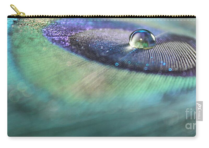 Feather Zip Pouch featuring the photograph Faithful by Krissy Katsimbras
