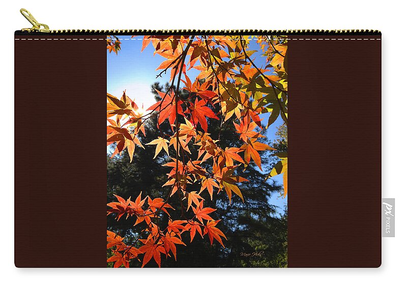 Fall Zip Pouch featuring the photograph Fall Color 2 by Marie Hicks