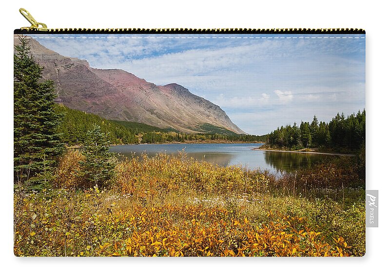 Autumn Carry-all Pouch featuring the photograph Fall Colors at Redrock Lake by Jeff Goulden