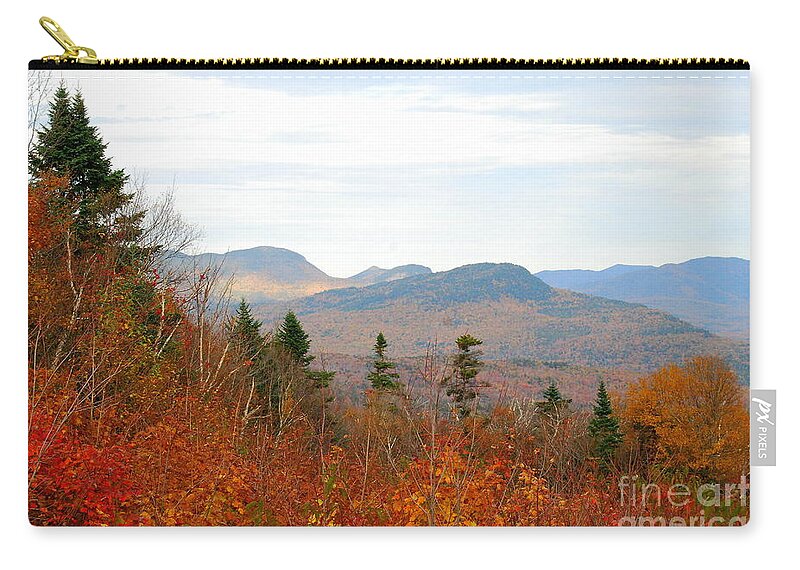 Autumn Color Zip Pouch featuring the photograph Fall In The North Country by Eunice Miller