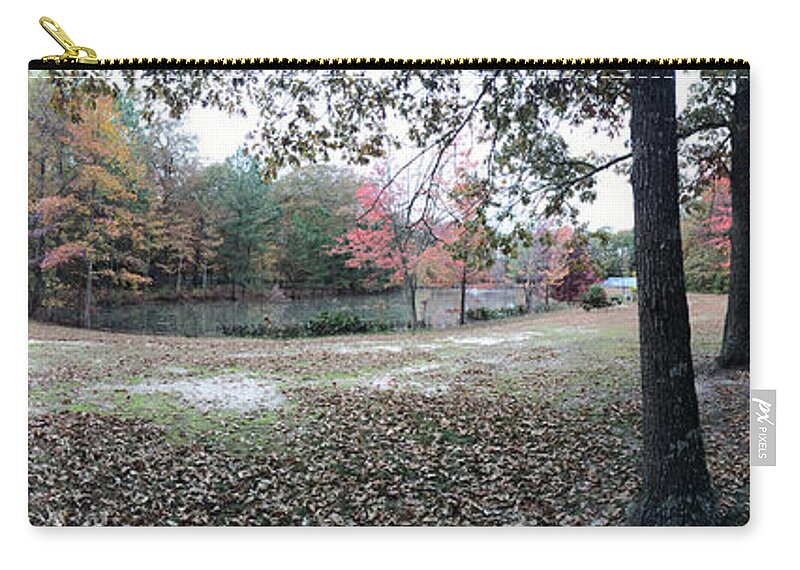 Tree Zip Pouch featuring the photograph Fall Time by Chris W Photography AKA Christian Wilson