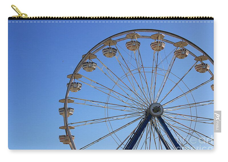Ferris Zip Pouch featuring the photograph Ferris Wheel by Jayne Carney