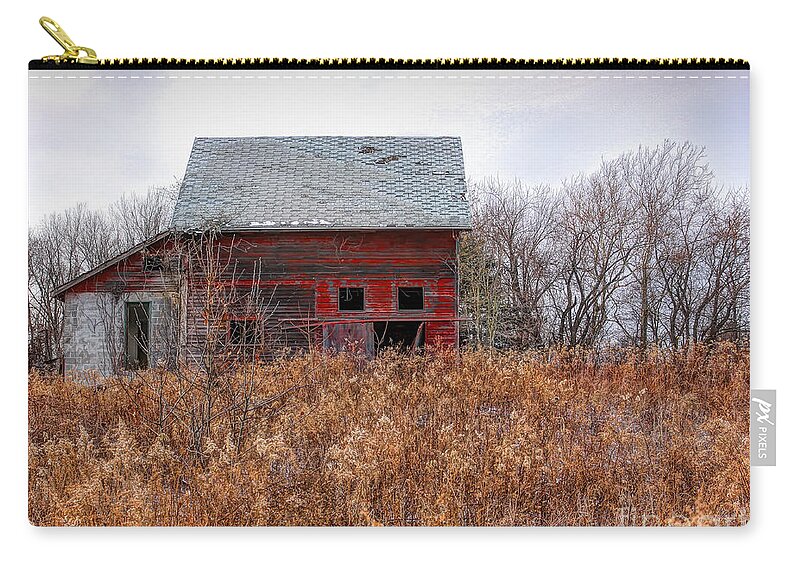 Red Barn Carry-all Pouch featuring the photograph Field of Dreams by Rick Kuperberg Sr