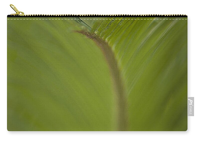 Green Zip Pouch featuring the photograph Fight or Flight by Vicki Ferrari