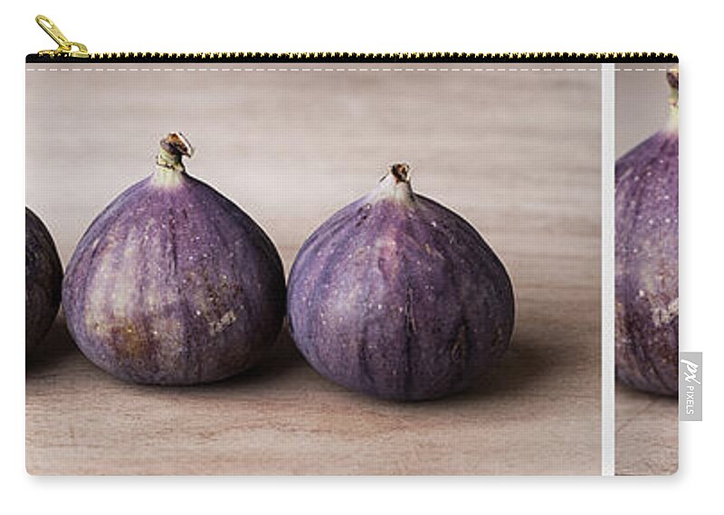 Panorama Zip Pouch featuring the photograph Figs by Nailia Schwarz