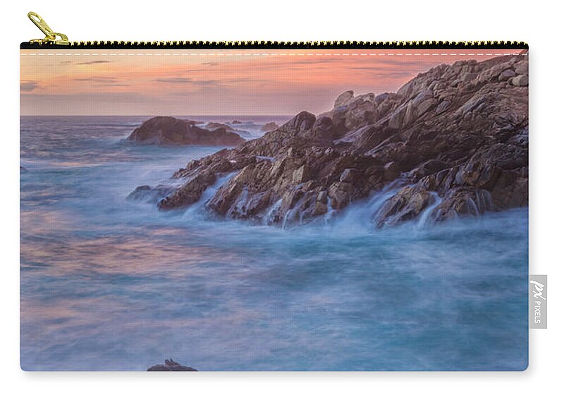American Landscapes Zip Pouch featuring the photograph Fire On Sky by Jonathan Nguyen