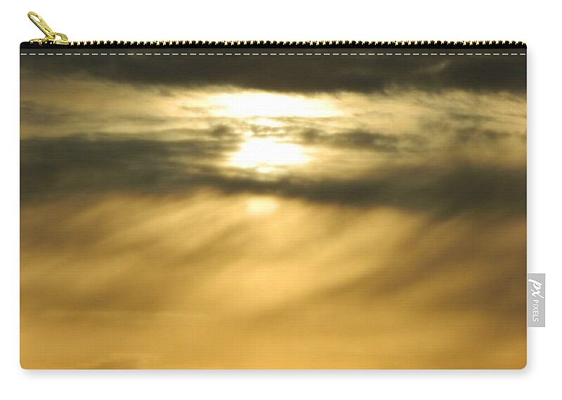 Fire Carry-all Pouch featuring the photograph Fire Sunset 2 by Gallery Of Hope 