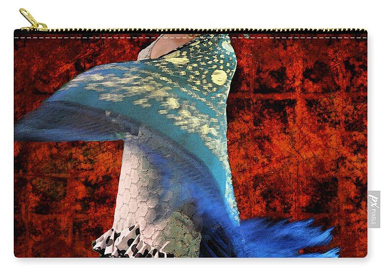 Flamenco Zip Pouch featuring the photograph Flamenco Series #4 by Mary Machare