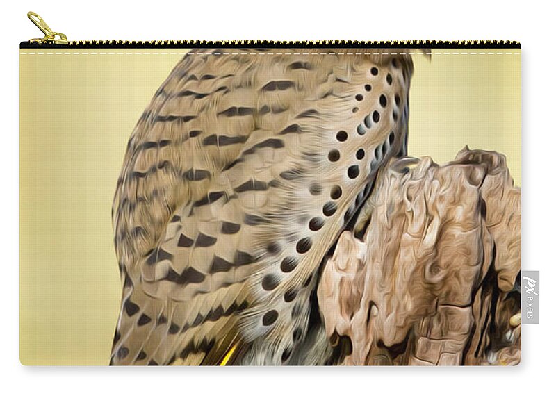 Flicker Zip Pouch featuring the photograph Flicker by Bill Wakeley