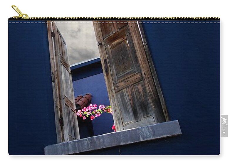 Flowers Zip Pouch featuring the photograph Flowers in the Presidio by Joe Kozlowski