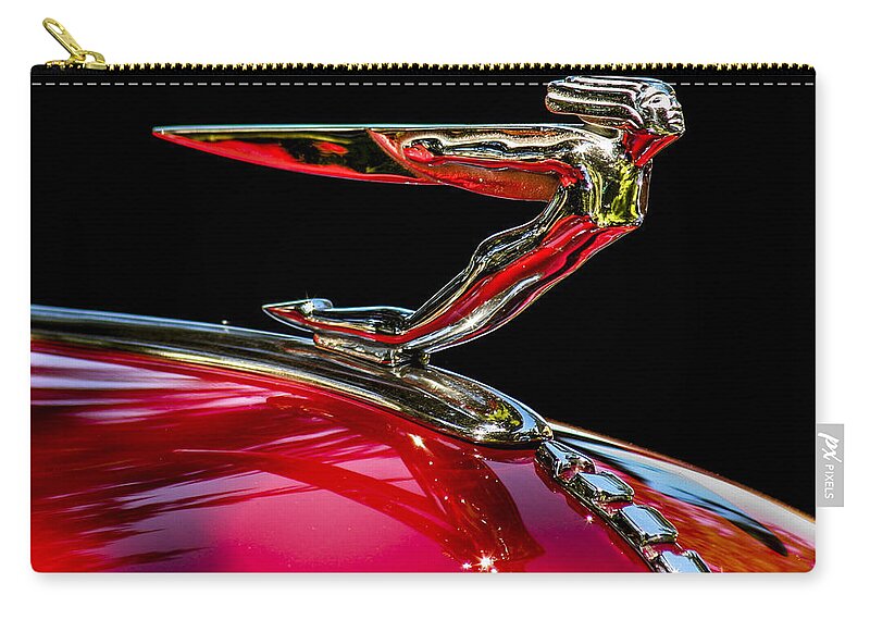 Car Zip Pouch featuring the photograph Flying in the Wind by Jean Noren