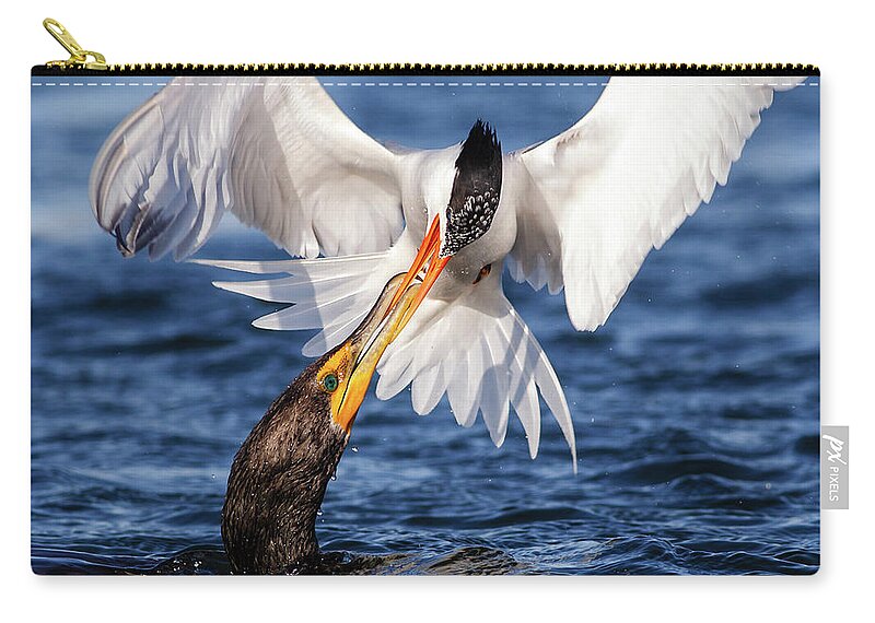 Stealing Carry-all Pouch featuring the photograph Forbidden Kiss by Carl Jackson Photography