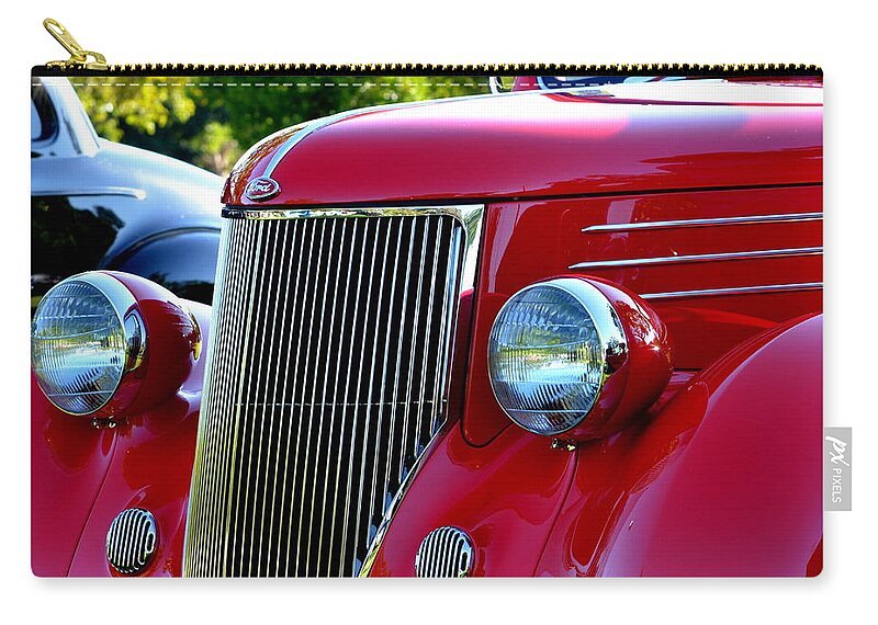 Hotrod Zip Pouch featuring the photograph Ford Classic by Dean Ferreira