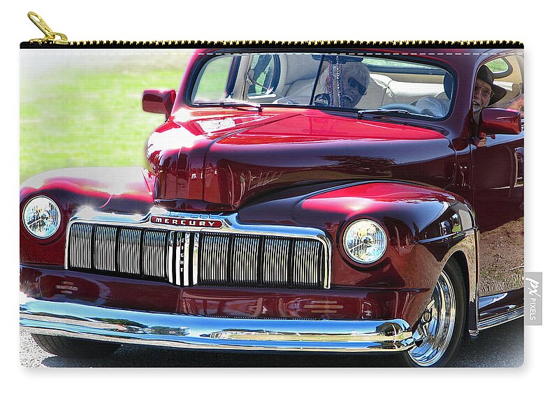 Cars Carry-all Pouch featuring the photograph Ford Mercury Eight by Rory Siegel