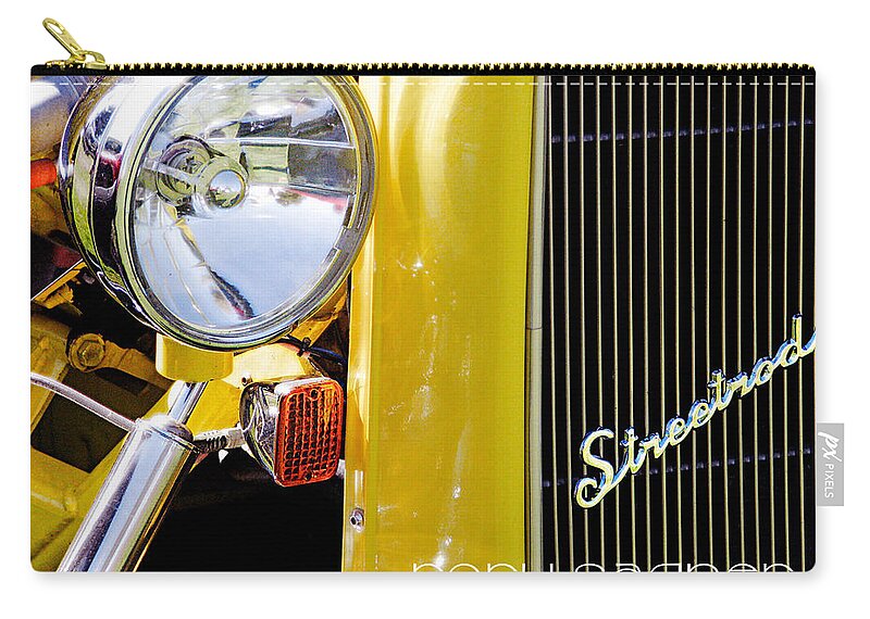 Cars Zip Pouch featuring the photograph Ford Roadster - 1932 by Rory Siegel