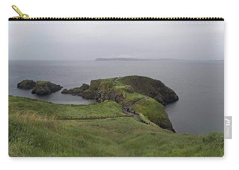 Forever Green Carrick-a-Rede Northern Ireland Zip Pouch