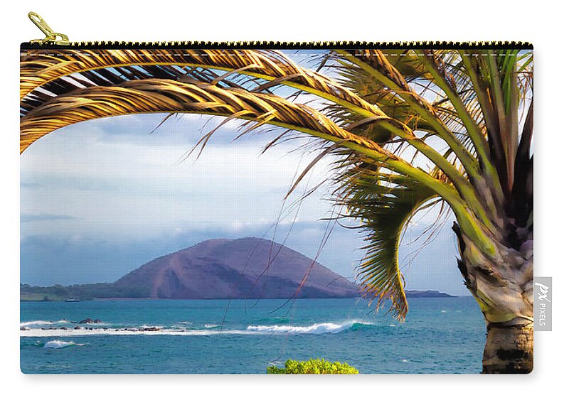 Hawaii Zip Pouch featuring the photograph Four Seasons 110 by Dawn Eshelman