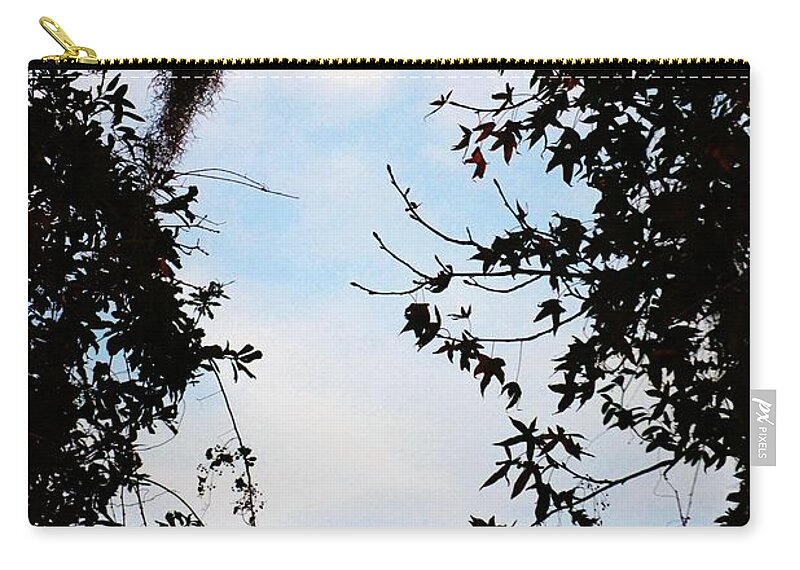 Sky Zip Pouch featuring the photograph Frame by Tamara Michael
