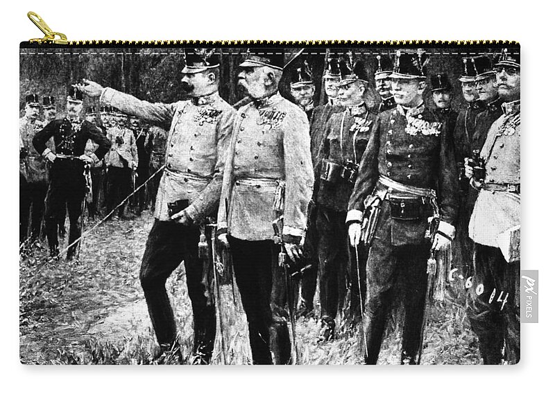 1914 Zip Pouch featuring the painting Franz Ferdinand (1863-1914) by Granger