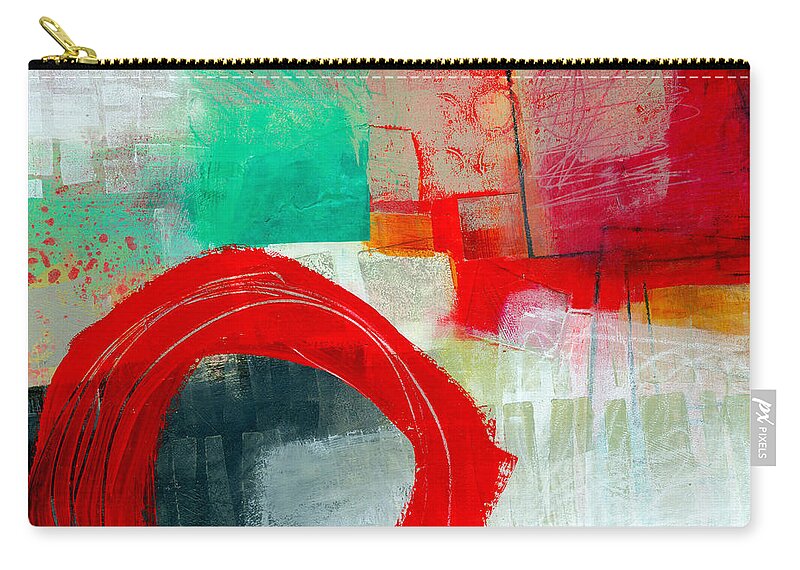 Fresh Paint Zip Pouch featuring the painting Fresh Paint #6 by Jane Davies