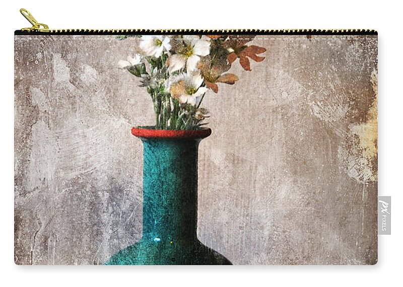 Vase Zip Pouch featuring the photograph From the Garden by Randi Grace Nilsberg