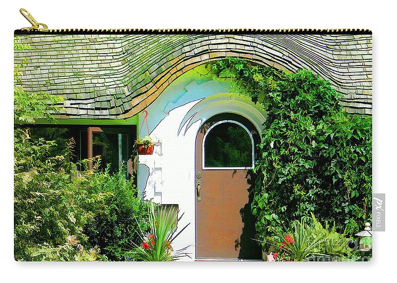 Door Zip Pouch featuring the photograph Front Door by Teresa Zieba