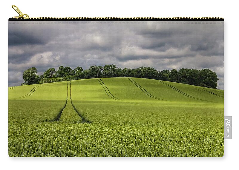 Tranquility Zip Pouch featuring the photograph Furrows by Always Looking For A Good Angle!