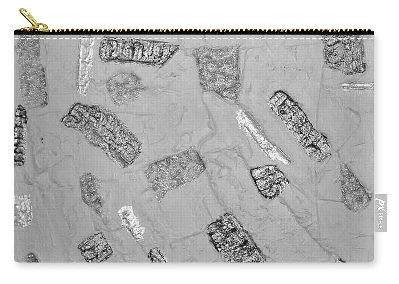 Abstract Painting Zip Pouch featuring the painting G10 by KUNST MIT HERZ Art with heart