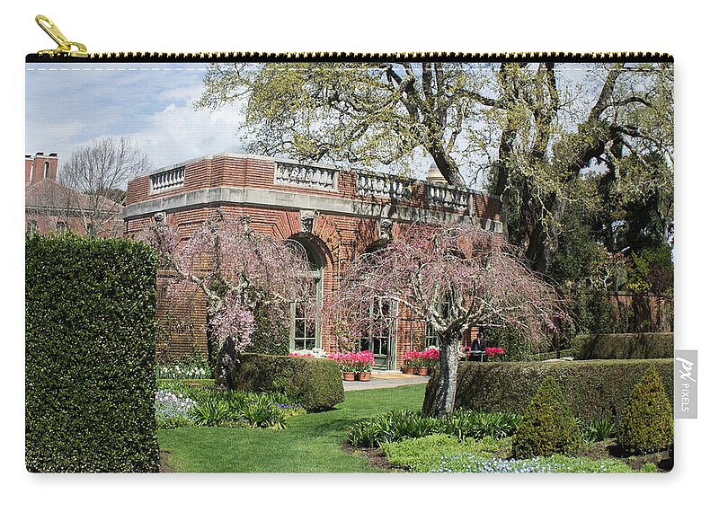 Filoli Zip Pouch featuring the photograph Garden Glory by Weir Here And There