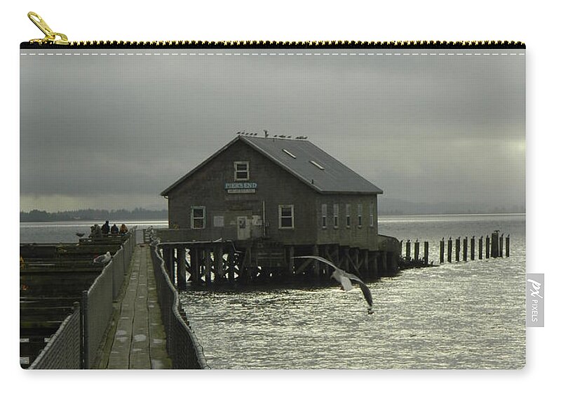 Nature Carry-all Pouch featuring the photograph Garibaldi Pier 2 by Gallery Of Hope 