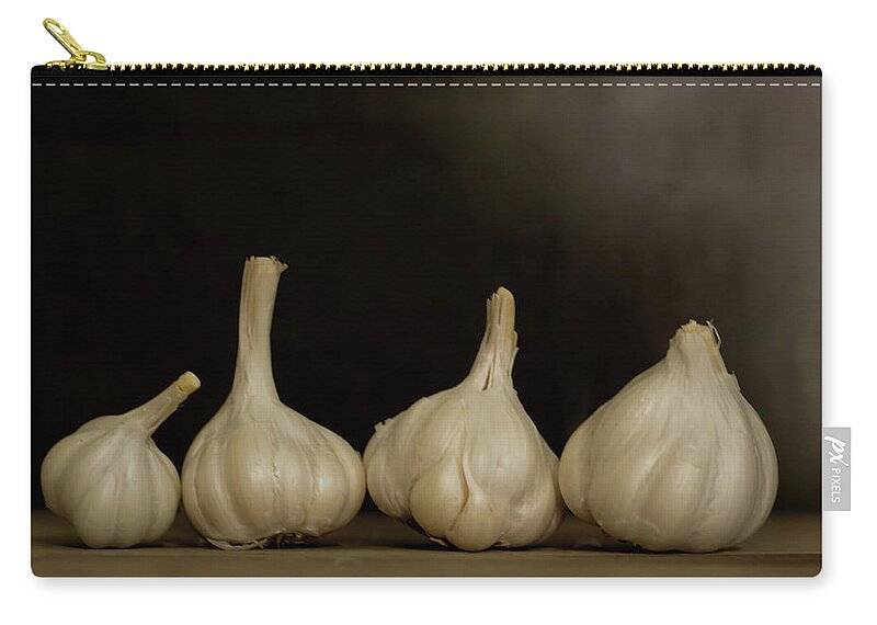 Andhra Pradesh Zip Pouch featuring the photograph Garlic Family Img_1994_rs by (c) Satish Chelluri
